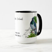 Neuseeland Einheimischer Vogel Kaffeetasse (VorderseiteRechts)
