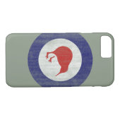Neuseeland-Emblem iPhone 7 Fall Case-Mate iPhone Hülle (Rückseite (Horizontal))