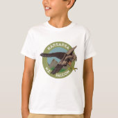 Neuseeland Falcon Karearea T-Shirt (Vorderseite)