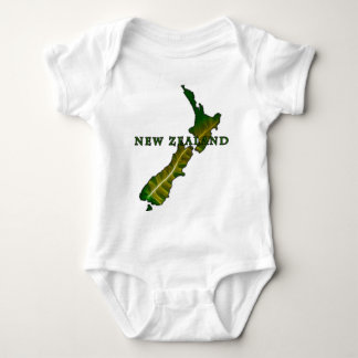 Neuseeland-Farn-Karten-T - Shirt