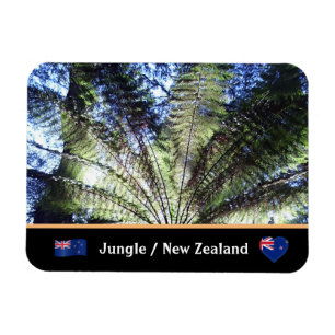 Neuseeland, Fern-Baumwald / Dschungeltrekking Magnet
