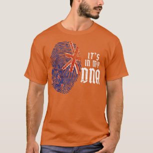 Neuseeland Fingerprint Neuseeland T-Shirt