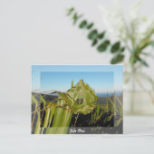 Neuseeland Flachs Postkarte (Stehend Vorderseite)