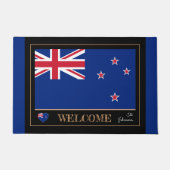 Neuseeland Flag House mat /rugby sports Fußmatte (Vorderseite)