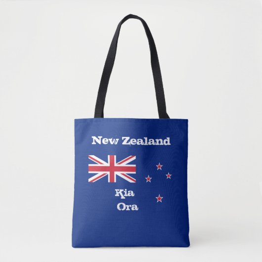 Neuseeland Flag & Kia Ora mode / Neuseeland Tasche (Vorderseite)