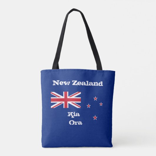 Neuseeland Flag & Kia Ora mode / Neuseeland Tasche (Rückseite)