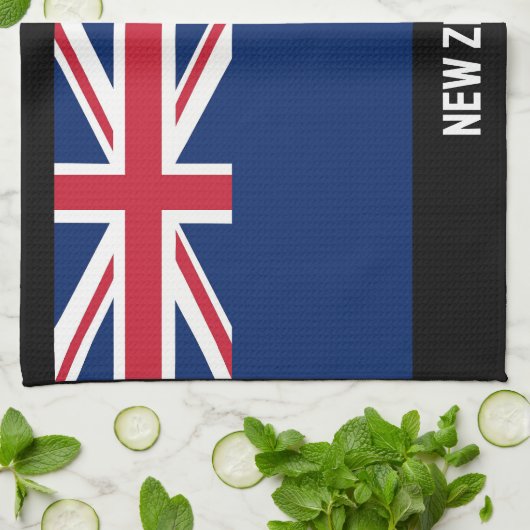 Neuseeland Flag Teetuch Geschirrtuch (Gefaltet)