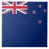Neuseeland Flag Tile Fliese (Vorderseite)