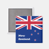 Neuseeland Flag Urlaub, Reise/Sport Magnet (Vorderseite/Rückseite)
