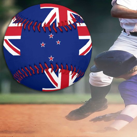 Neuseeland Flag & Zealand sport / Baseball Balls