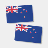 Neuseeland-Flagge Ausweis (Vorder- & Rückseite)