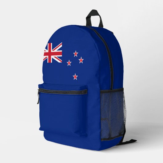 Neuseeland-Flagge Bedruckter Rucksack (Rückseitige Ecke Rechts)