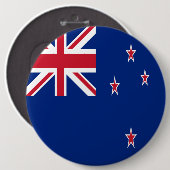 Neuseeland-Flagge Button (Vorne & Hinten)