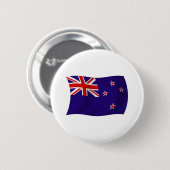 Neuseeland-Flagge-Button Button (Vorne & Hinten)