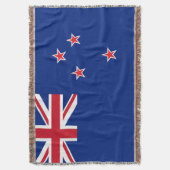 Neuseeland-Flagge Decke (Vorderseite Vertikal)