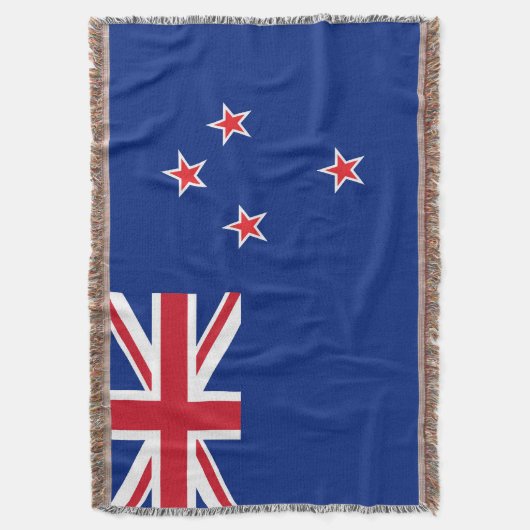 Neuseeland-Flagge Decke (Vorderseite Vertikal)