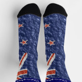 Neuseeland-Flagge-Design Socken (Oben)
