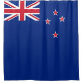 Neuseeland-Flagge Duschvorhang (Vorderseite)
