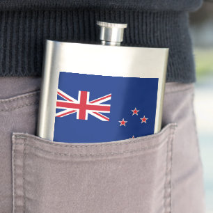 Neuseeland-Flagge Flachmann