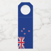 Neuseeland-Flagge Flaschenanhänger (Rückseite)
