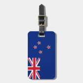 Neuseeland-Flagge Gepäckanhänger (Vorderseite vertikal)