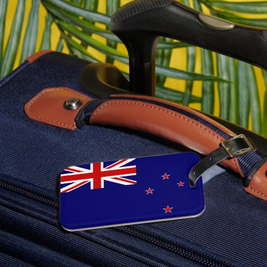 Neuseeland-Flagge Gepäckanhänger (Vorderseite Insitu 3)