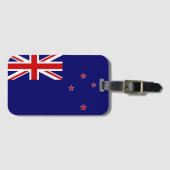 Neuseeland-Flagge Gepäckanhänger (Vorderseite (Horizontal))