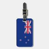 Neuseeland-Flagge Gepäckanhänger (Vorderseite vertikal)