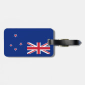 Neuseeland-Flagge Gepäckanhänger (Rückseite horizontal)