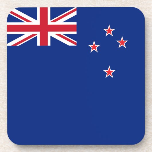 Neuseeland-Flagge Getränkeuntersetzer (Vorderseite)