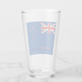Neuseeland-Flagge      Glas (Rückseite)