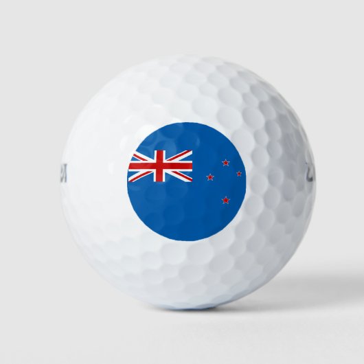 Neuseeland-Flagge Golfball (Vorderseite)