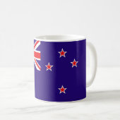 Neuseeland-Flagge Kaffeetasse (VorderseiteRechts)