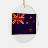 Neuseeland-Flagge Keramik Ornament (Rechts)