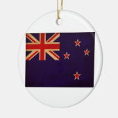 Neuseeland-Flagge Keramik Ornament (Links)