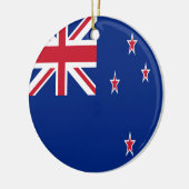 Neuseeland-Flagge Keramik Ornament (Links)