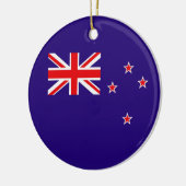 Neuseeland-Flagge Keramik Ornament (Links)