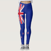 Neuseeland-Flagge Leggings (Vorderseite)