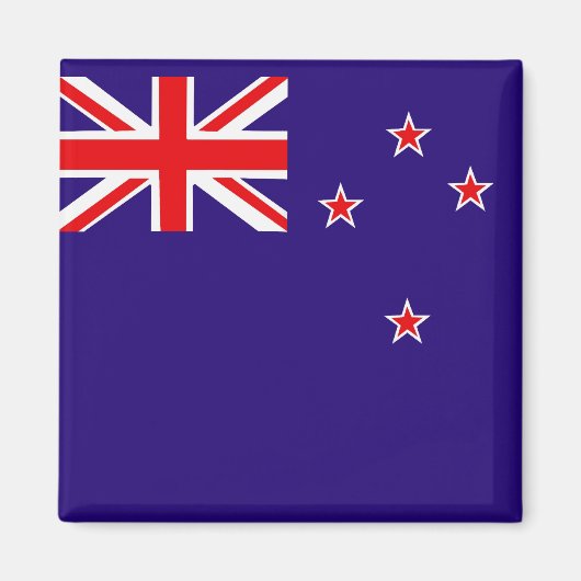 Neuseeland-Flagge Magnet (Vorne)