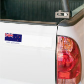Neuseeland-Flagge mit Namen Autoaufkleber (Auf Lkw)
