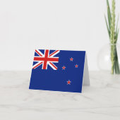 Neuseeland-Flagge Notecard Karte (Vorderseite)