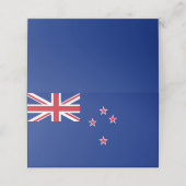Neuseeland-Flagge Platzkarte (Außenseite Aufgefaltet)