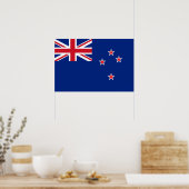 Neuseeland-Flagge Poster (Küche)
