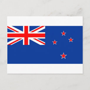 Neuseeland-Flagge Postkarte