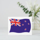 Neuseeland-Flagge Postkarte (Stehend Vorderseite)