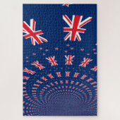 Neuseeland-Flagge Puzzle (Vertikal)