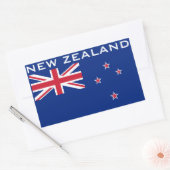 Neuseeland-Flagge Rechteckiger Aufkleber (Umschlag)