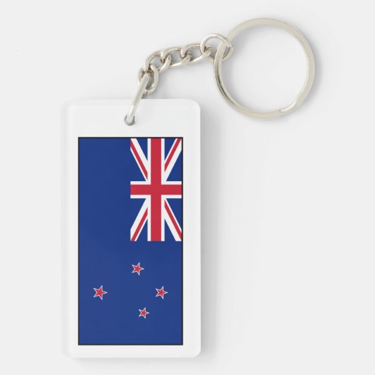 Neuseeland-Flagge Schlüsselanhänger (Rückseite)