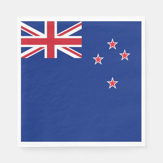 Neuseeland-Flagge Serviette (Vorderseite)