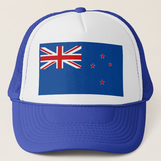 Neuseeland-Flagge Truckerkappe (Vorderseite)